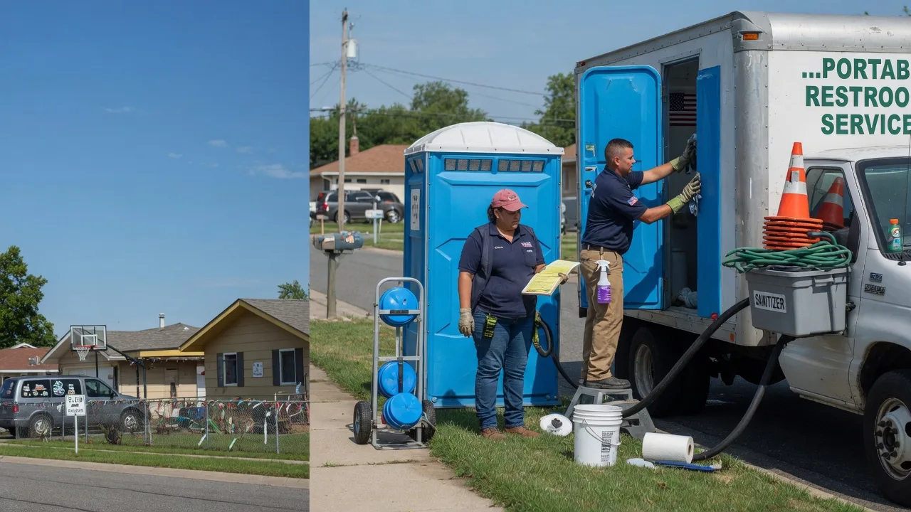 Portable Toilet Rental in Dahinda, IL near me